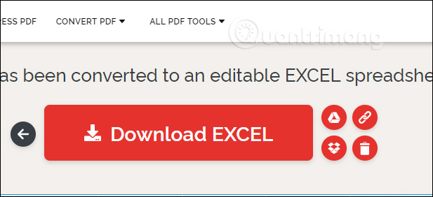 Cách chuyển đổi file PDF sang Excel