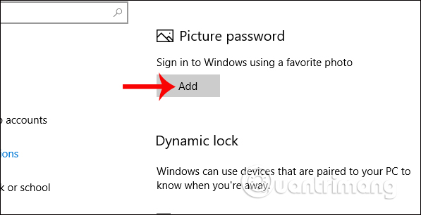 Đặt mật khẩu Windows 10 bằng hình ảnh