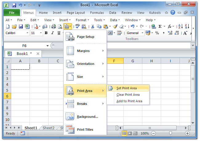 Cách xóa vùng in trong Microsoft Excel