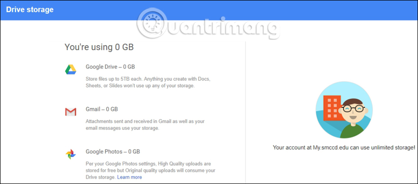 Đăng ký thành công tài khoản Google Drive không giới hạn