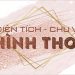 Công thức tính diện tích hình thoi, chu vi hình thoi