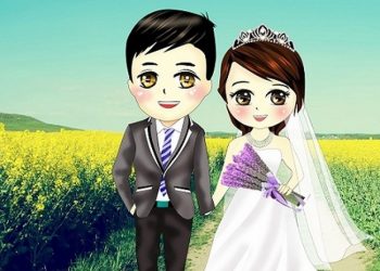 Ảnh đại diện vợ chồng trên cánh đồng