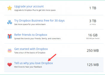 Cho biết lý do bạn thích Dropbox