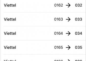 Đổi đầu số trên danh bạ nhanh chóng với ứng dụng My Viettel