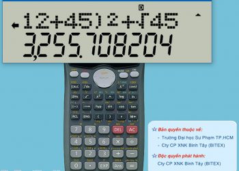 Giao diện màn hình lớn (Large Screen) của phần mềm giả lập Casio FX-570MS