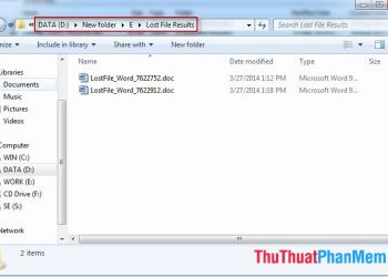 Khôi phục dữ liệu đã mất bằng phần mềm Recover My Files 9