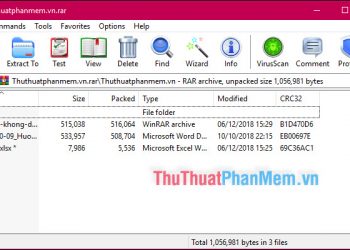 Mở trực tiếp thư mục trong file nén