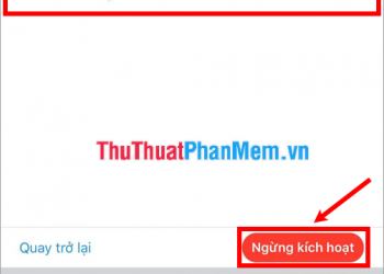 Ngừng kích hoạt 2