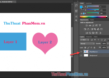 Như vậy các layer đã được gộp lại thành một