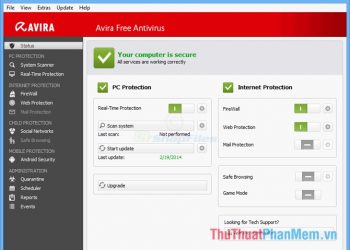 Phần mềm Avira Free Antivirus