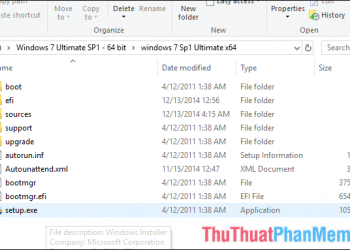 Sau khi giải nén xong -  mở thư mục và chạy file setup.exe