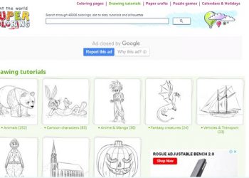 10 trang web tải tranh tô màu miễn phí