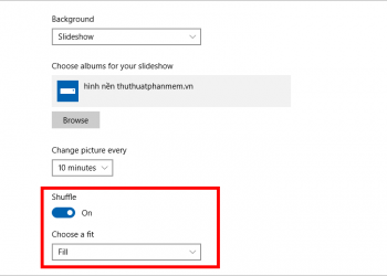 Trong phần Choose a fit lựa chọn kích thước hiển thị hình ảnh