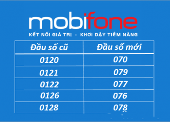 Chuyển đầu số thuê bao Mobifone 11 số sang thuê bao 10 số