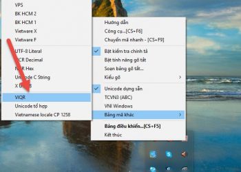 Ctrl + Shift + F4: Chuyển sang chế độ mã VIQR