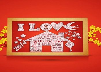 Hình nền Facebook chúc mừng năm mới đón Tết 2014