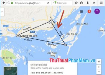 đo khoảng cách trên google map