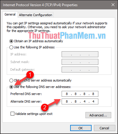 Dns google не работает