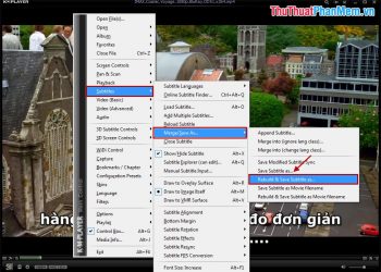Rebuild & Save Subtitle as