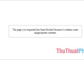 Thông báo nhận được khi truy cập vào các trang web đen