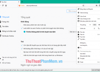 Trình duyệt FireFox đã được chuyển sang ngôn ngữ Tiếng Việt