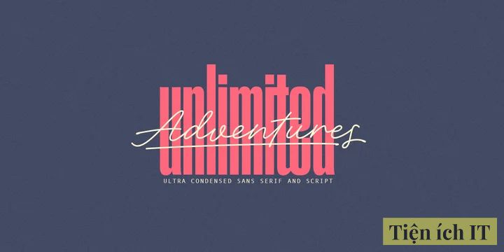 Font Adventures Unlimited Typography