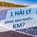 Hải lý là gì? 1 hải lý là bao nhiêu cây số?