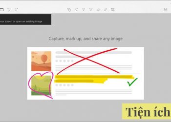 Cách chụp ảnh màn hình trên win 10 bằng Snip & Sketch