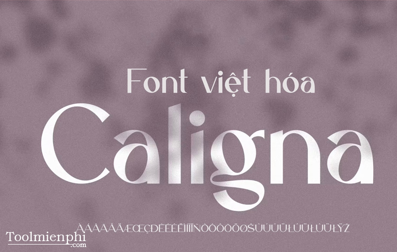 Mẫu font chữ Font Caligna số 1